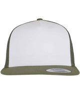 F6006W Olive Green/White/Loden Front