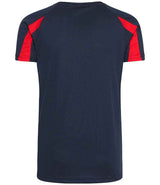 JC003B French Navy/Fire Red Back