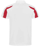 JC043 Arctic White/Fire Red Back