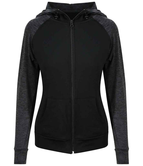 JC058 Black/Black Slate Melange Front
