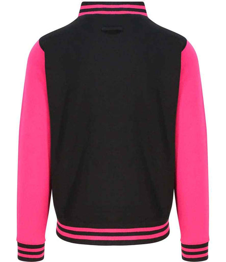 JH043 Jet Black/Hot Pink Back