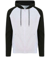 JH063 Heather Grey/Jet Black Front