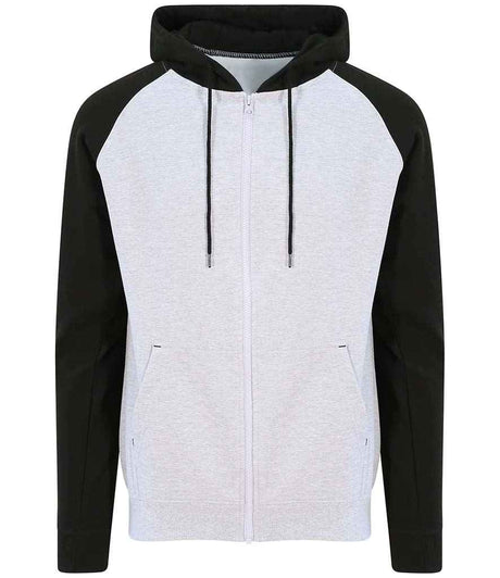 JH063 Heather Grey/Jet Black Front