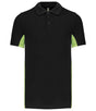 KB232 Black/Lime Green Front