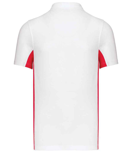 KB232 White/Red Back