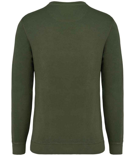 NS414 Washed Organic Khaki Back