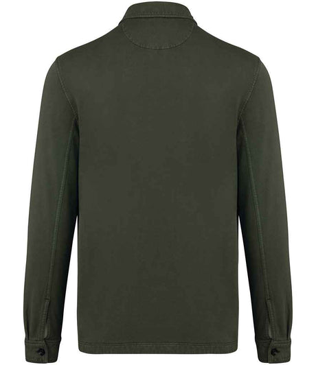 NS521 Washed Organic Khaki Back