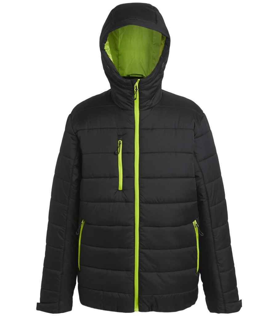 RG444 Black/Lime Green Front
