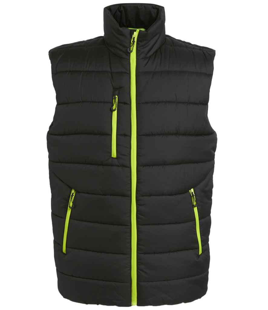 RG445 Black/Lime Green Front
