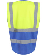 RG464 Yellow/Royal Blue Back