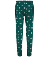 SM85 Bottle Green/White Snowflakes Back