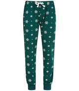 SM85 Bottle Green/White Snowflakes Front