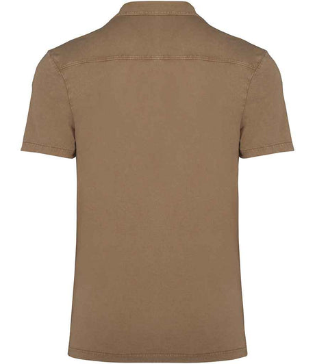 SP522 Washed cream coffee Back