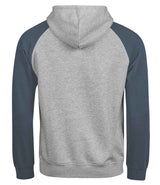 T5156 Heather Grey/Ink Blue Back
