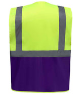 YK103 Yellow/Purple Back